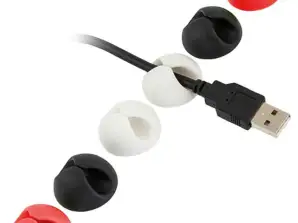 AG381 ORGANISATEUR DE CÂBLE DE CHUTE DE CÂBLE 6 PCS