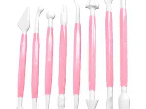 AG406L SPATULA CAKE DECORACIÓN ESPÁTULAS 8PCS
