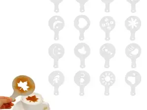 AG514B PLANTILLAS DE CAFÉ DE POSTRE 16PCS