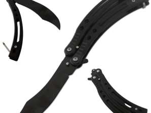 AG530E TRÄNING BUTTERFLY KNIV SVART