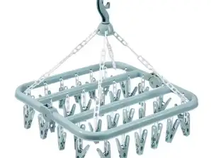 AG542C SOCK DRYER 32 CLIP. BL