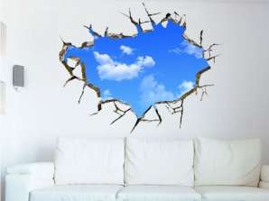 AG543 BLUE SKY 3D WALL STICKER