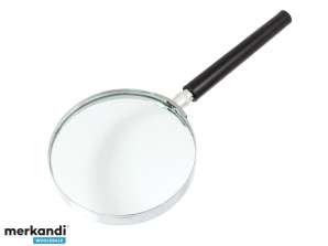 AG581 GLASS MAGNIFIER 9CM METAL