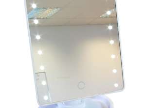 AG628 ΚΑΛΛΥΝΤΙΚΟΣ ΚΑΘΡΕΠΤΗΣ 16 LED ΛΕΥΚΟ