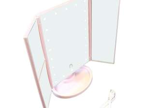 AG628E ΚΑΘΡΈΦΤΗς KOSM. 22 ΡΟΖ ΧΤΈΝΑ LED