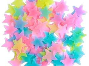 AG683A STARS FLUORESCENC 100 PCS MIX