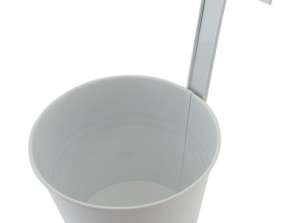 AG691D BALCONY PLANT POT 16CM WHITE