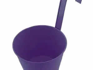 AG691L BALCONY FLOWER POT 16CM PURPLE