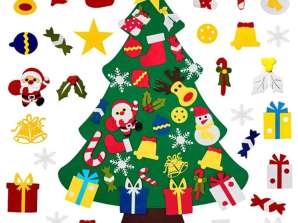 AG712A FELT CHRISTMAS TREE 100CM DIY