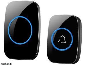 AG79E CORDLESS DOORBELL BLACK