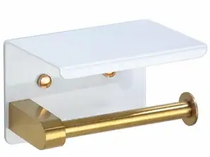 AG887B SUPORTE DE PAPEL COM PRATELEIRA