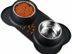 AG955 DOUBLE CAT DOG BOWL
