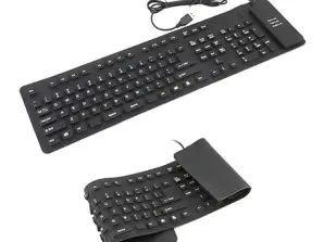 AK136 SILIKON TASTATUR SVART