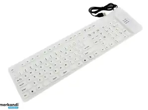 AK136A SILIKONTASTATUR HVIT