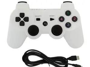 AK147D PAD FÜR PS3 WIRED WHITE