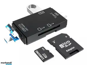 AK180B MULTI-KARTENLESER 5IN1 USB
