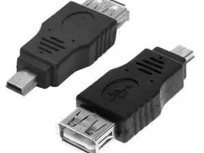 AK214 USB 2.0 КЪМ МИНИ USB АДАПТЕР