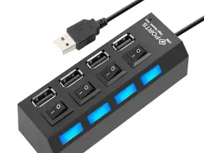 AK228A ХЪБ 4xUSB АКТИВЕН С ПРЕКЪСВАЧИ