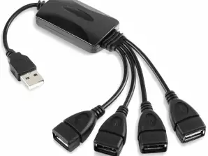 AK22 HUB USB SADALĪTĀJA 4 PORTI