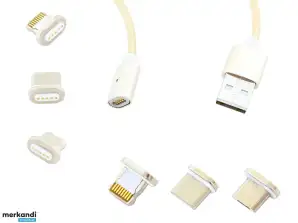 МИКРО USB 3в1 КАБЕЛ ЗЛАТО