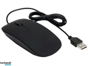 AK278A OPTISK MUS SLANK SORT