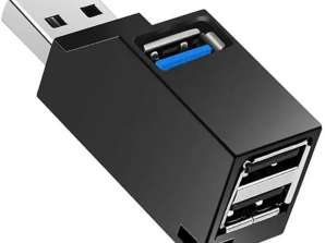 AK337 USB 3.0-HUB SVART