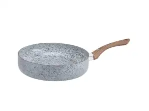 Oliver Voltz Siena OV51319J26D, Aluminium Marble stone ceramic coated deep fry-pan, 26 х 6.8 cm.