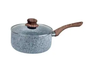 Oliver Voltz Siena OV51321J18, Aluminium Marble stone ceramic coated Sauce-pan, 18 х 8 cm., 2 l