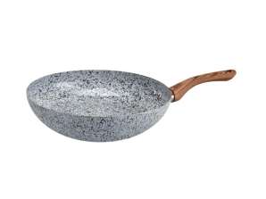 Oliver Voltz Siena OV51320J26, Aliuminis Marmuras Akmens keramika dengtas Wok, 26 х 7 cm.
