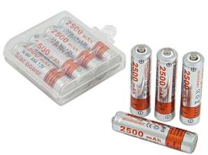 BC53 4x AKU ΑΑΑ ΑΣΤΕΡΙ ΙΣΧΥΣ 2500MAH NI-MH