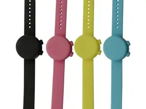 Pulsera Dispensador Gel Desinfectante Surtido Colores