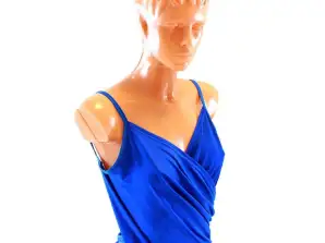 BQ29A BEACH TOWEL DRESS BLUE