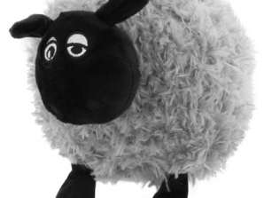 BQ38B KISSEN MASKOTTCHEN LAMM GRAU