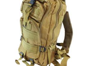 BQ43C KHAKI TACTICAL BACKPACK