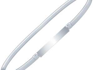 BQ53B ELASTISCHES ARMBAND 70CM SILBER