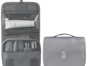 BQ59B BOLSA COSMÉTICA DE VIAJE GRIS