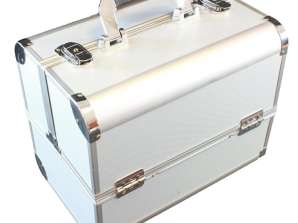 CA4S TRUNK 32x25x25cm SILVER COSMETIC BAG