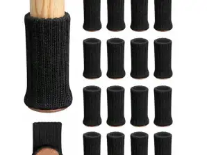 DA336A MÓVEIS LEG CAPS 16PCS PRETO