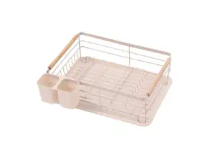 Rosberg R53000N, Dish dryer, 1level, 43x31.5x14сm., Beige