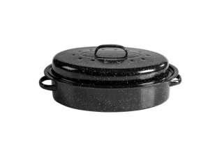 Rosberg R54523A, Tostador de esmalte, Ф42x32сm.x10cm., Revestimiento de mármol, Inducción, Mezcla negra