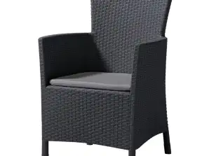 Chaise de jardin Keter Allibert Iowa graphite
