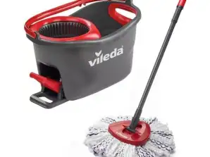 Wischmop-Set mit drehbarem Kopf Vileda TURBO 3in1 Microfibre Box