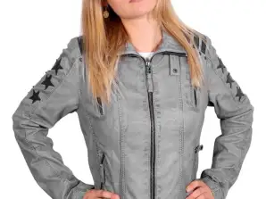 KangaROOS Damen Lederjacke aus echtem Leder • ehemalige UVP: 199,99 €