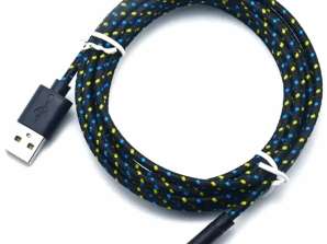 KK21E МИКРО USB-USB КАБЕЛ 2.8M ПЛИТКА