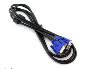 KM7 CÂBLE D-SUB VGA SVGA FULL HD 2M OR