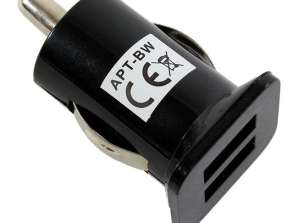 PLS34C CARGADOR DE COCHE 2xUSB 2,1A