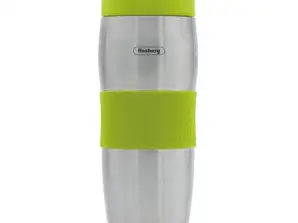 Rosberg R52011C, Stainless steel vacuum flask, 0.380l., Green
