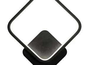 ZD113A LED WANDLEUCHTE 12W 20x23CM SCHWARZ