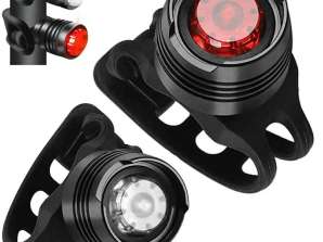ZD114 FAHRRADLAMPE VORNE HINTEN 2 STK