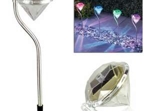 ZD50A LAMPE SOLAIRE DE JARDIN RGB DIAMOND